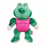 GiGwi I'm Hero TPR Armor Alligator Plüsch-Hundespielzeug mit Quietscher für Harte Kauer