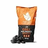 Grillholzkohlebriketts 10kg 1 Paket - Grillbriketts Grillkohle Grillholzkohle Kohle Hartholz BBQ Gastro Restaurant Smoker Dutch Oven Steakhouse Profi Premium Qualität