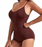SOLO ACTFIT Shapewear Damen Bauchweg Stark Formend Bodysuit Shaping Thong Sculpting Korsett Effektive Tank Top Jumpsuit Figurformender Body Shaper Mit Verstellbare Träger