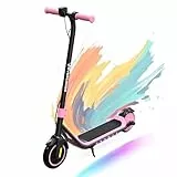 EVERCROSS E6 Elektroroller für Kinder, 7' Leichter E-Scooter für 6-12 Jahre, Elektroscooter mit Einer Reichweite von bis zu 20 km und 7-farbigen Lichtern, 3 Geschwindigkeitsmodi (8, 12, 16 km/h)