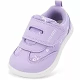 STQ KIDS Barfussschuhe Baby Breite Zehenraum Lauflernschuhe Kleinkind Leicht Jungen Mädchen Kinderschuhe Turnschuhe Draußen Violett 22 EU/T5 Weit
