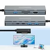 Microsoft Surface Dock 2 10-in-1 Surface Pro Docking Station mit 4K@60Hz HDMI, Ethernet, SD/TF, USB 3.0, USB-C & 100W PD für Surface Pro 12/11/10/9/8/X/7/6/5, Surface Laptop, Surface Go, Surface Book