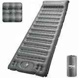 HiiPeak Ultraleichte Isomatte aufblasbar - Luftmatratze Camping mit integrierter Fußpumpe & Kissen, 12cm Dicke Camping Matratze, Campingmatte - Schlafmatte - Luftzellenmatte