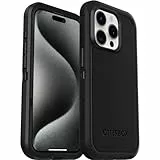 OtterBox Defender XT Hülle für iPhone 15 Pro mit MagSafe, stoßfest, Ultra-robust, schützende Hülle, 5X getestet nach Militärstandard, Schwarz