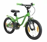 Löwenrad Kinderfahrrad für Jungen und Mädchen ab 4-5 Jahre | 16 Zoll Kinderrad mit Bremse | Fahrrad für Kinder | Grün
