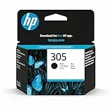 HP 305 (3YM61AE) Original Druckerpatrone Schwarz für HP DeskJet 27xx, 41xx, HP Envy 60xx, 64xx