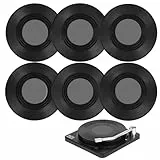 Untersetzer - Untersetzer Für Getränke | Valdivia Design Retro Vinyl Schallplatte Mit Basis | Vinyl Lp Schallplatten Stil Untersetzer Tasse Matte rutschfeste Isolierte Kaffee Getränke Matte
