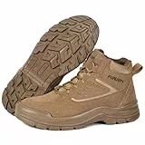 Furuian Sicherheitsschuhe Herren Damen Arbeitsstefel Herren Leicht Arbeitsschuhe mit Stahlkappe Sportlich Sicherheitsstiefel