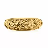 KKJOY Vintage Metall Haarspange Silber, Keltische Knoten Haarklammer Groß, Wirbel Haarnadeln, Gothic Haarspangen Damen, Braut Haarschmuck Hochzeit, Bananenspange für Frauen und Mädchen