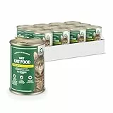 by Amazon Katzensfutter, nass, Dose, Stücke mit Geflügel in Sauce, 12 x 415 g