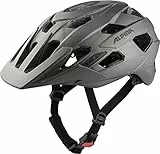 ALPINA ANZANA - Optimal Anpassbarer, Leichter & Sicherer Fahrradhelm Mit Fliegennetz & Nachrüstbarem LED Für Erwachsene, Coffee-Grey matt, M (52-57 cm)