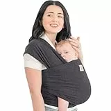KeaBabies Babytrage Ab Geburt - Atmungsaktive Babytragetücher, Babytrage Neugeborene Ab Geburt, Babytuch Tragetuch Baby Neugeborene, Kleinkind Handfreie Baby Carrier (Mystic Gray)
