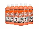 Drano Küchen-Gel Rohrfrei Abflussreiniger, Abflussreiniger, Rohrreiniger, 1000 ml 6er Pack