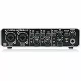 Behringer U-PHORIA UMC204HD Audiophiles 2x4, 24-Bit/192 kHz USB-Audio/MIDI-Interface mit Midas-Mikrofonvorverstärkern