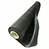 NOOR Unkrautblocker Profirolle - Unkrautvlies mit 105 g/m² - ganze Rolle 1x25 m - Vlies für biologischen Unkrautschutz für Gartenweg, Beet, Sandkasten - wasserdurchlässig & ökologisch