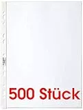 Durable 267219 Prospekthüllen (DIN A4 Business, 0,05 mm) (500 Hüllen (5 Beutel))