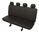 HP Autozubehör 22816 Schonbezug Transporter Kunstleder 4er Sitzbank, Schwarz
