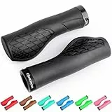 GXCROR Ergonomische Fahrradgriffe für 22,2mm Lenker-MTB Lenkergriffe Anti-Rutsch mit Dual Lock Design- Passend für Trekkingrad/Mountainbike/Rennrad
