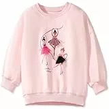 Mädchen Sweatshirt für Kinder Süß Cartoon Pullover Baumwolle Top Langarm T-Shirt Größe 4 Jahre