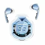 ACEFAST T8 Bluetooth Kopfhörer, In Ear Kopfhörer Bluetooth, Transparentes Ladefach, LED-Leuchtanzeige, ENC Noise Cancelling Earbuds, HiFi Stereo Ohrhörer, 30H Akku, Bluetooth 5.3, Eisblau