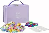 Geniales Konstruktionsspielzeug, Pastel, Bausteine-Set in praktischer Metall-Box mit Henkel, 600 Teile