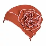STSFXIF Mehrzweck Kopftuch/Turban mit Elastischem Design für Den Alltag, Orange Rot, Universal-