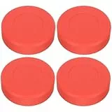 SOIMISS Eishockey 4 Stück Eishockey-Pucks Professioneller Wettbewerb Tägliches Training Rot Rollhockey