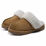 Comwarm Damen Hausschuhe Warme Memory Foam Slide Slipper für Frauen Schuhe Bequem Rutschfest Geschenk Pantoffeln Haus Schlafzimmer
