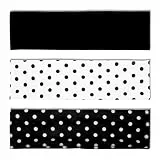 TERSE Polka Dot Stirnband Damen Sommer, Haarband Damen dünn Elastisch Weiche Stirnbänder für Yoga Sport Alltag, Retro Haarreife für Frauen