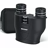 occer Verbesserte 12x25 Fernglas für Erwachsene und Jugendliche - Kompakte Größe mit Breiter Pupillendistanz und Großem Okular für Stabile Sicht - Faltbares Fernglas für Vogelbeobachtung und Konzert