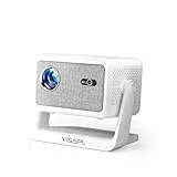 Smart Mini Beamer【Netflix Offiziell ＆ Autofokus / 6D Trapezkorrektur 】 27000L WiFi6 Bluetooth Beamer Klein Full HD 1080P, VISSPL Video Projector,Handy Projektor für Heimkino/Outdoor