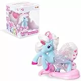 GALUPY Rainbow Unicorn Collector Edition Lovely - Einhorn Spielzeug zu Sammeln, Einhorn Figuren mit Glitzerflügeln & Swarovski Kristal - mädchen Geschenke 3 Jahre