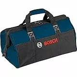 Bosch Professional Werkzeugtasche (mittelgroß, robustes 600D-Polyester, strapazierfähige Reißverschlüsse, praktisches Design 480x280x300 mm, große 180-Grad-Öffnung)