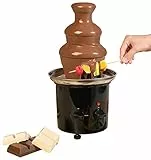 Rosenstein & Söhne Schokoladenbrunnen: Schokoladen-Brunnen mit 2 Ebenen, 275 Watt (Schokofondue Brunnen, Schokoladenfondue, Schal)