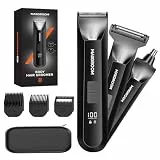 Intimrasierer Mann,MAXGROOM 3 IN 1 Rasierer Herren Elektrisch für Intimbereich,IPX7 Body Trimmer Herren,Nasenhaartrimmer,Hair trimmer