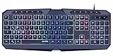 Speedlink LUDICIUM RGB Rainbow Gaming Keyboard - RGB Gaming Tastatur mit Kabel, deutsches Layout QWERTZ, Windows Key Lock, WASD-Switch, 10 Multimediatasten, kabelgebunden, schwarz