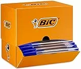 BIC Kugelschreiber Set Cristal Original, in Blau, Strichstärke 0,4 mm, 150er Pack, Ideal für das Büro, das Home Office oder die Schule
