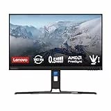 Lenovo Legion R24e Gaming-Monitor 23,8 Zoll (63,8 cm) (FHD, IPS, 180 Hz, 0,5 ms, HDMI+DP, HDMI-Kabel, AMD FreeSync) Neigungsverstellung – Schwarz