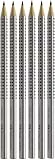 Faber-Castell 111900 - Bleistift Jumbo Grip, Härtegrad 2=B (6 Stück)