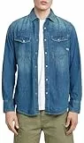 G-Star Herren Dakota Slim Hemd , Blau (faded cricket blue D23616-D252-D891), L