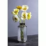 Kare Design Vase LA Noble, Gold, Deko Vase, Blumenvase, Glas, handgefertig, 30cm (H)