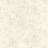 Rasch Tapete 793932 – Vliestapete in Cremeweiß mit floralem Muster im Vintage Stil in Beige - 10,05 x 0,53 (LXB)
