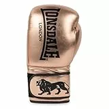 Lonsdale Boxhandschuhe aus Kunstleder Dinero Pink Champagne/Black 12 oz