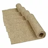 Kerbl Pet Nagerteppich, Käfigeinlage, Käfigmatte, 100x40x1cm, Hanf, Nager, fressbar, atmungaktiv, kompostierbar, Made in Germany (Packung mit 4)