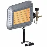 Perel Gas-Heizstrahler, Butan oder Propan, 4500 W