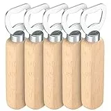5 Stück Flaschenöffner, Natur Kronkorkenöffner, Tragbare Kapselheber geschenke öffner Personalisierter für Männer Bier öffner