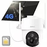 ARENTI 4G LTE Überwachungskamera Aussen Solar mit SIM Karte，2K Überwachungskamera akku Ohne WLAN，PTZ 355°, Farbnachtsicht, PIR-Bewegungssensor, 2-Wege-Audio (Inklusive SIM-Karte)
