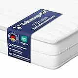 Träumegut24 AquaFlex 7-Zonen Matratze 90x200 cm | H2&H3 | Ergonomische Kaltschaummatratze | Hypoallergen & Antibakteriell | Bezug abnehmbar & waschbar | Oeko-TEX® (90 x 200 cm, H2&H3, 12 cm)