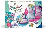 Ravensburger BeCreative Gipsgießen Einhorn - Bastelset für Kinder ab 7 Jahren, Gipsfiguren gießen und bemalen für Mädchen und Jungen - 25531