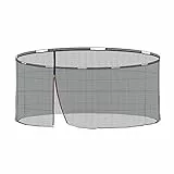Ampel 24 Ersatz Sicherheitsnetz für Trampolin mit Sicherheitsring Ø 430 cm, Ersatznetz für 12 Stangen, Netz außenliegend, reißfest, UV-beständig